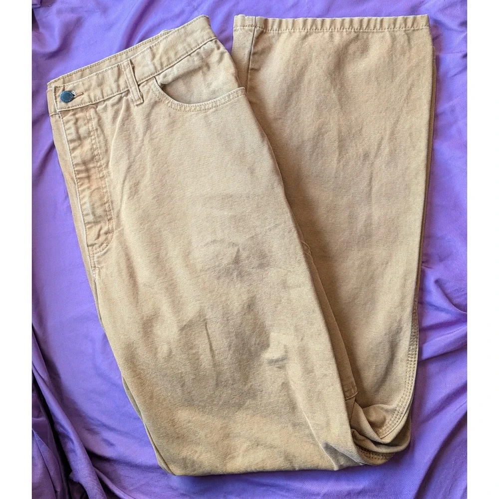 Dickies Men's Carpenter Pants 6 Pocket Hammer Loop Straight Leg Cotton Workwear